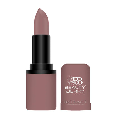 Beauty Berry Soft & Matte Moisturizing Velvet Lipstick For Women - Long-Lasting, Hydrating, High-Pigment Color. (Shade 05)